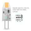 YUIIP No Flicker Led G4 Bulb Bi-Pin Base 2700K Warm