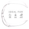 Gamma Ray Full Lens Magnification Reading Safety Glasses Readers