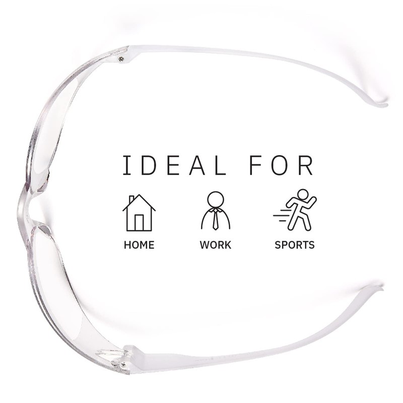 Gamma Ray Full Lens Magnification Reading Safety Glasses Readers
