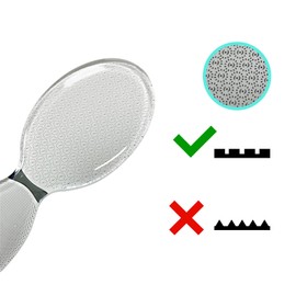 WUERSE Glass Foot File Callus Remover for feet,Heel Foot Scrubber Dead Skin Remover,Exquisite and Beautiful Foot Scrubber (Gourd-Shaped)