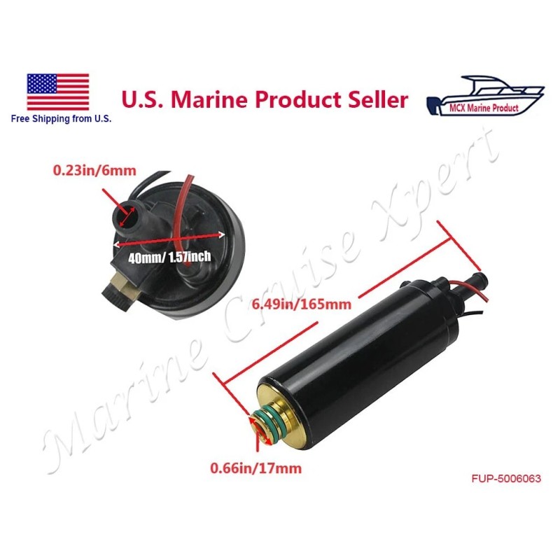 STX Fuel Pump for Evinrude OMC Johnson DE E 40-300HP