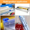 Plastic Wrap Cutter Slide Cutter - Reusable Snap-on Sliding Cutter