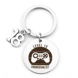 18th Birthday Boy Gift for 18th Birthday Boy Keyring Cool Gifts 18th Birthday Gift 18th Birthday Boy Gifts for 18th Birthday Boys Girls Funny Gifts 18th Birthday Gifts 18th Birthday Boy, 色