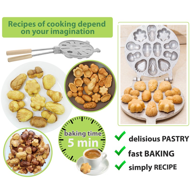 12 Cookie (assorted) Aluminum Marker assorted Russian Pastry Cookies Pastry