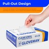 K-MART Gloveman Clear Vinyl Gloves (Box of 100) (XL (Pack