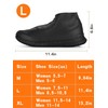 HTHOY&GOWY Shoe Covers Waterproof Silicone Rain Overshoes for Kids Men