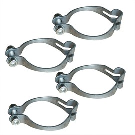 Lotatheta 4 Sets Metal Ring Firmly to Frame MTB Bike Cable Guide Brake Cable Shift Cable Derailleur Cable Base Guide Clip Fitting Line Tube Housing Durable