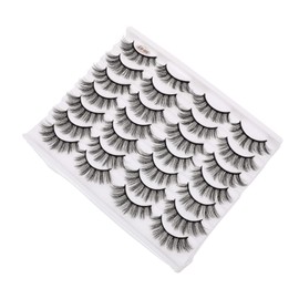 Baluue Natural False Eyelashes Handmade Soft Strip Lashes for Comfortable Wear for Daily Use for Makeup Artists and Beauty Salons