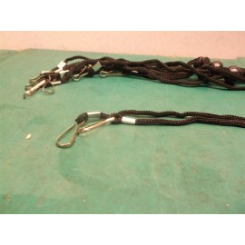 6 pack black mask lanyards