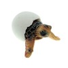Globe Imports Baby Sea Turtles Hatching from Eggs Mini Figurines,