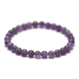 Miracles Minéraux 6 mm Round Beads, Bracelet, Natural Stone, French Craftsmanship Over 60 Choices