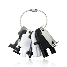 （8PCS） Dispenser Key Set for Most Popular Paper Towel，Toilet Paper，Soap Dispensers etc Universal Keys Replacement