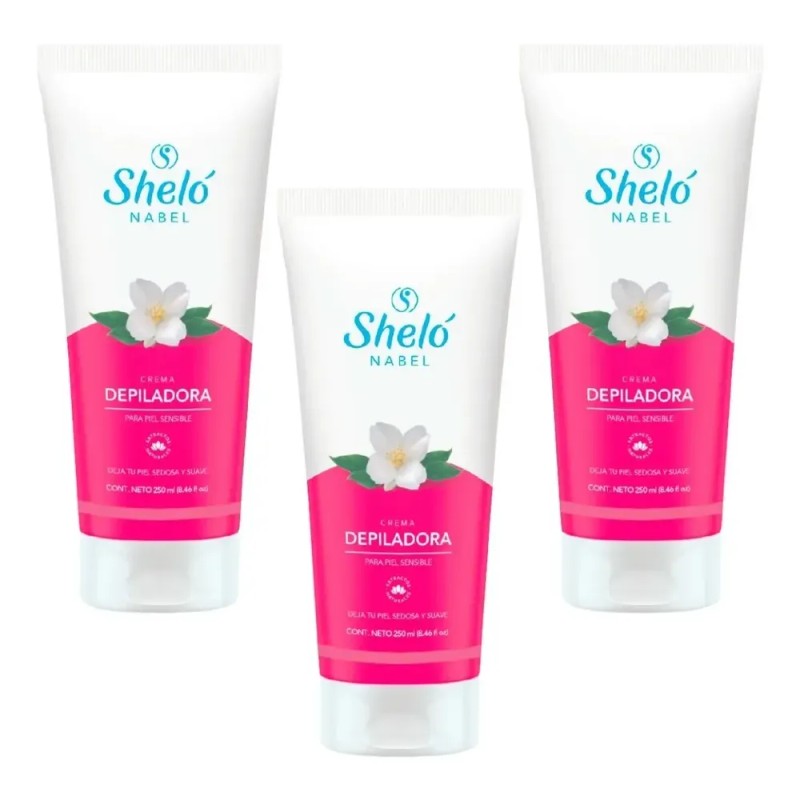 3 Pack Crema Depiladora Partes Intimas Piernas Axilas