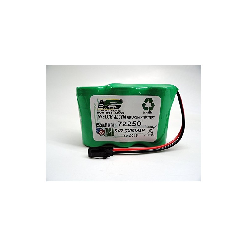 replacement Welch Alyn 72250 Rechargeable Battery