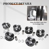 VeloBoost 06E107065CF 6pcs Pistons & Rings Set Fit for A6