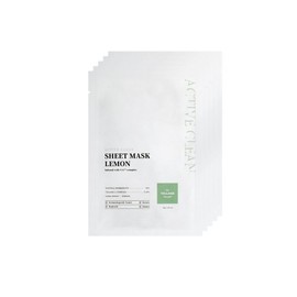 Meoncell VILLAGE11FACTORY Active Clean Sheet Mask Lemon 10 Sheets NONE / 메온셀 VILLAGE11FACTORY 액티브 클린 시트 마스크 레몬 10매 NONE