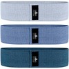 Hatha Yoga Large Resistance Band,14.5 x3.15,Fabric Exercise Loop Bands with