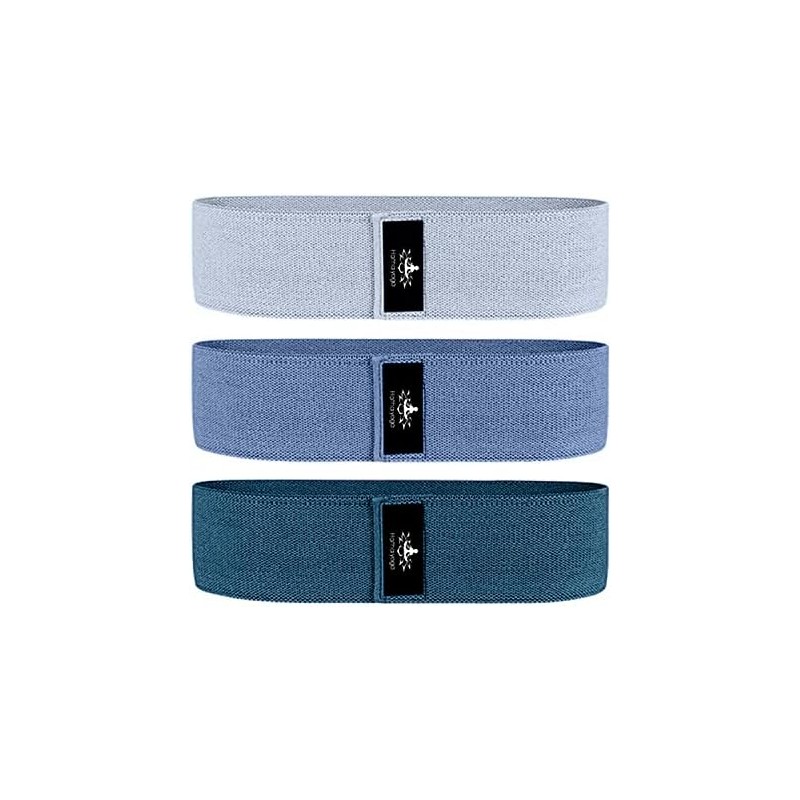 Hatha Yoga Large Resistance Band,14.5 x3.15,Fabric Exercise Loop Bands with