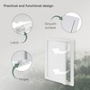Vent Systems White ABS Plastic - Access Panel 8 x