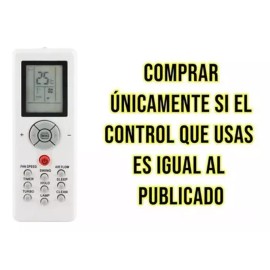 Cenrap Control Generico Mirage Hyunday Chigo Absolut V Fuxion Zh/gt-01 Minisplit Aire