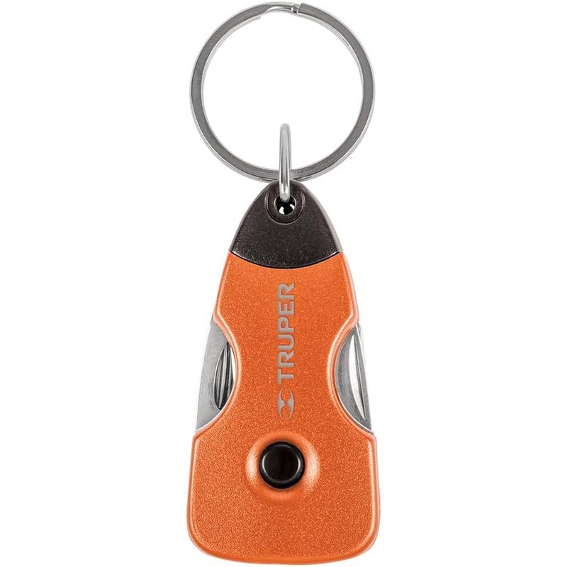 Truper NAMU-LL, Multiherramienta con led, tipo llavero, 6 funciones