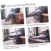 KOMBIUDA Multi-function Leg Lifter Belt Nylon Leg Lift Strap for
