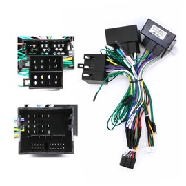 16pin Car Stereo Radio Power Retrofit Wiring Harness Cable Adapter fits for Benz B200/ W211/ C-Class/E-Class/ML/ S300/ Vito/Viano/ R350 / W203