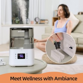 Boxing Aroma Pads 24 Pack, Humidifier Replacement Filters, Compatible with HU-802, HU-803, Strong Fragrance, Longer Duration & Protection for Aroma Box, White