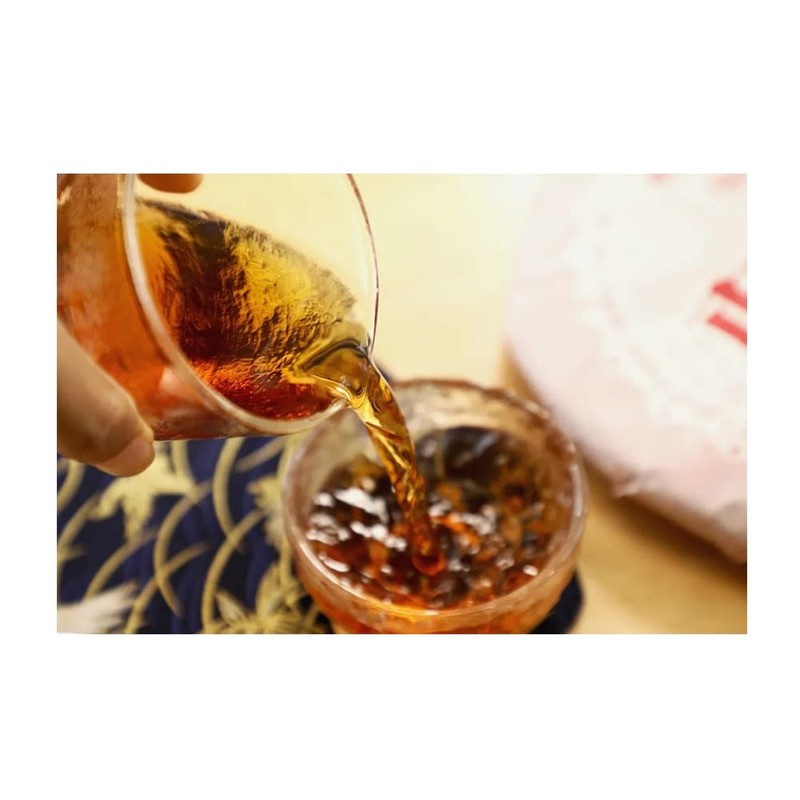 Puerh,2020,老同志,驕陽,357g,Ripe