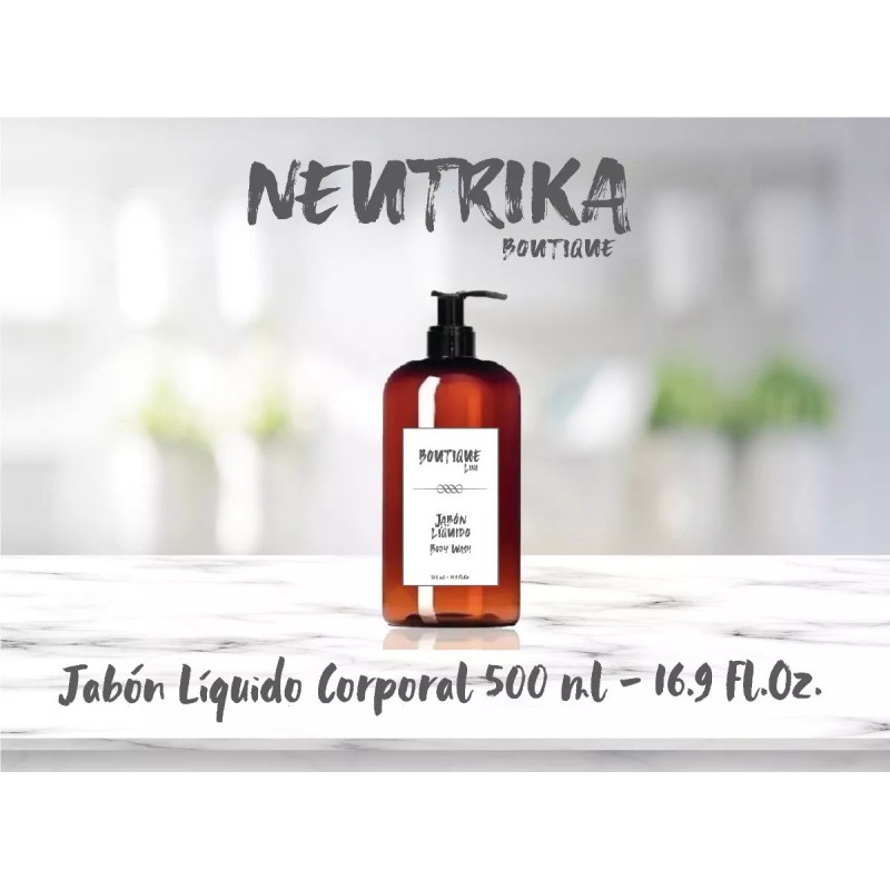 Neutrika Jabón Líquido Corporal Boutique 500ml - Amenidades Hoteleras