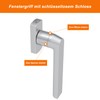 KARATINTL One-piece knob window door handle, lockable window handles, safety