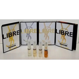 Yves Saint Laurent YSL Libre EDP, EDT, LE PARFUM, L'Absolu Platine 0.04 fl oz (4 Spray Vials WOMAN)