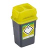 Lyall Willis Sharps Bin 1L Grey Eco freindly - Yellow