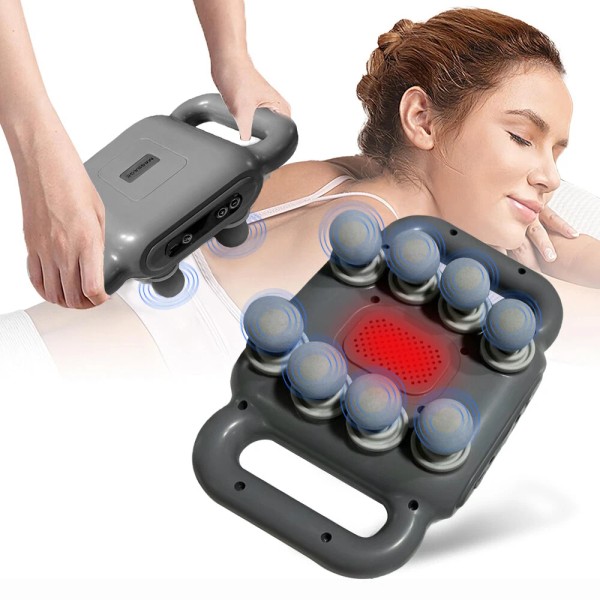 Unbranded Massage 8 Head Gun Percussion Deep Speed Tissue Massager