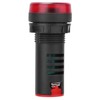 10 Pcs BERM® LED Buzzer AD16‑22SM Red Light Flash Alarm