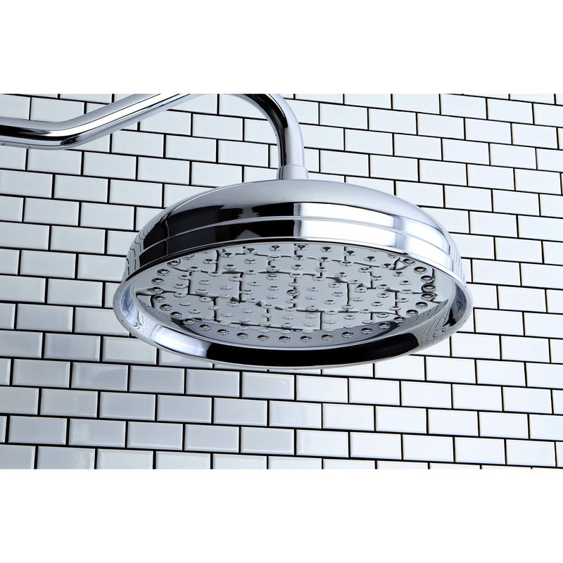 Kingston Brass K125A1 Victorian Raindrop Showerhead, Polished Chrome