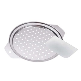 ZHYUAN Set of 2 Spätzle Press Spätzle Slicer Stainless Steel Spätzle Grater with Scraper, Spaetzle Grater with Dough Scraper, Spaetzle Tray, Spaetzle Scraper, Spaetzle Press