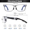 ANYLUV Blue Light Blocking Glasses Men Computer Gaming Glasses Lightweight