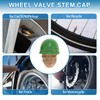 A ABSOPRO Tire Valve Stem Caps Decorative 7x22mm Tyre Valve