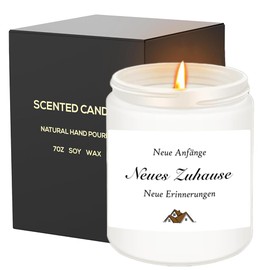 Haus Wärme Geschenke Neues Zuhause, Hauswärme Geschenke Neues Zuhause - Lavendel Duftkerze - neue Hausbesitzer Haus Dekoration für Freundin Frauen Männer