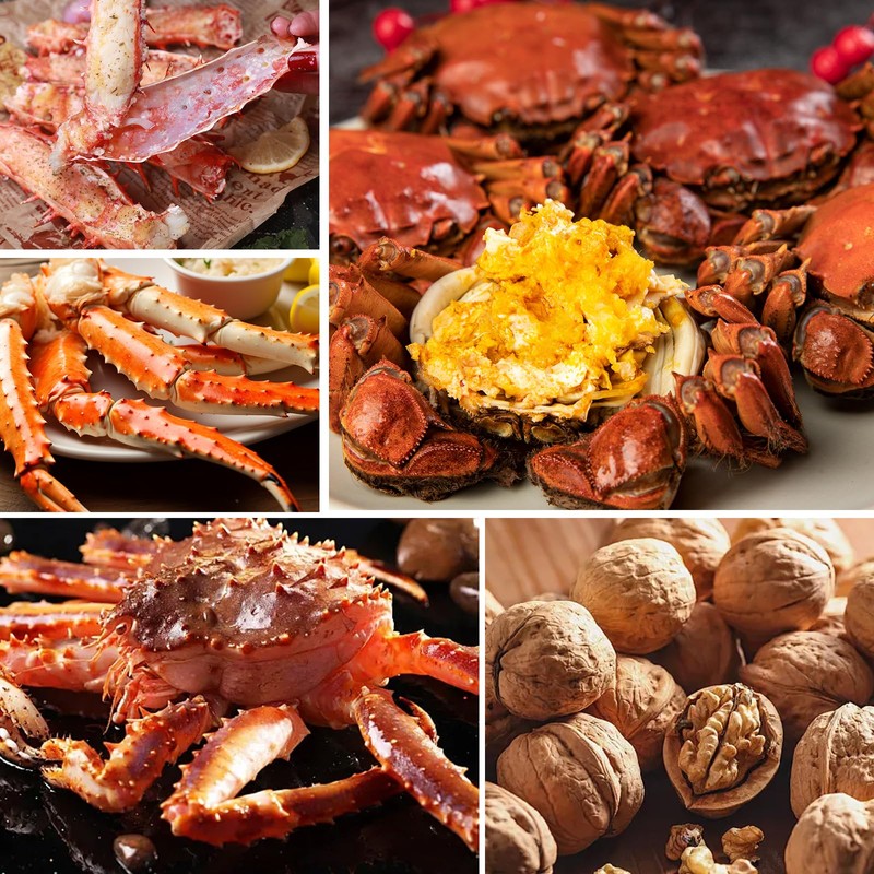 12Pack Crab Crackers and Tools Crab Legs Cracker Tool Set,