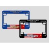 COLD WAR SUBMARINE VETERAN  GOLD SILVER DOLPHIN MOTORCYCLE LICENSE PLATE FRAME