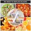 Vegetable Slicer Kitchen Adjustable Thickness 0.1-8mm Professional Vegetable Slicer Potato
