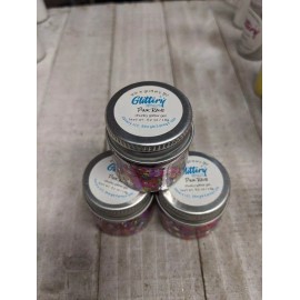 Glittery -Blacklight Chunky Glitter Gel- Pink Rave - Festival glitter .65 oz