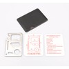 Credit Card 11-in-1 Survival Pocket Tool, Thickened Stainless Beer Opener