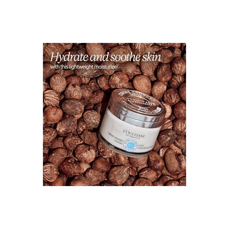 L'Occitane Shea Light Comforting Face Cream, 1.7 fl. oz.