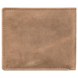 Red Baron RB-WT-007-05 Men's Wallet, Brown, Used Look, Genuine Leather, brown, Elegant