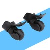RiToEasysports 2Pcs Luggage Wheels,PVC Luggage Wheels Replacement Single Roller Double‑bearing,