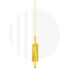 Mini Tornado Stinger CB Radio Antenna, Multi-Colour Options (Yellow)