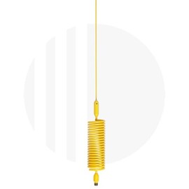 Mini Tornado Stinger CB Radio Antenna, Multi-Colour Options (Yellow)